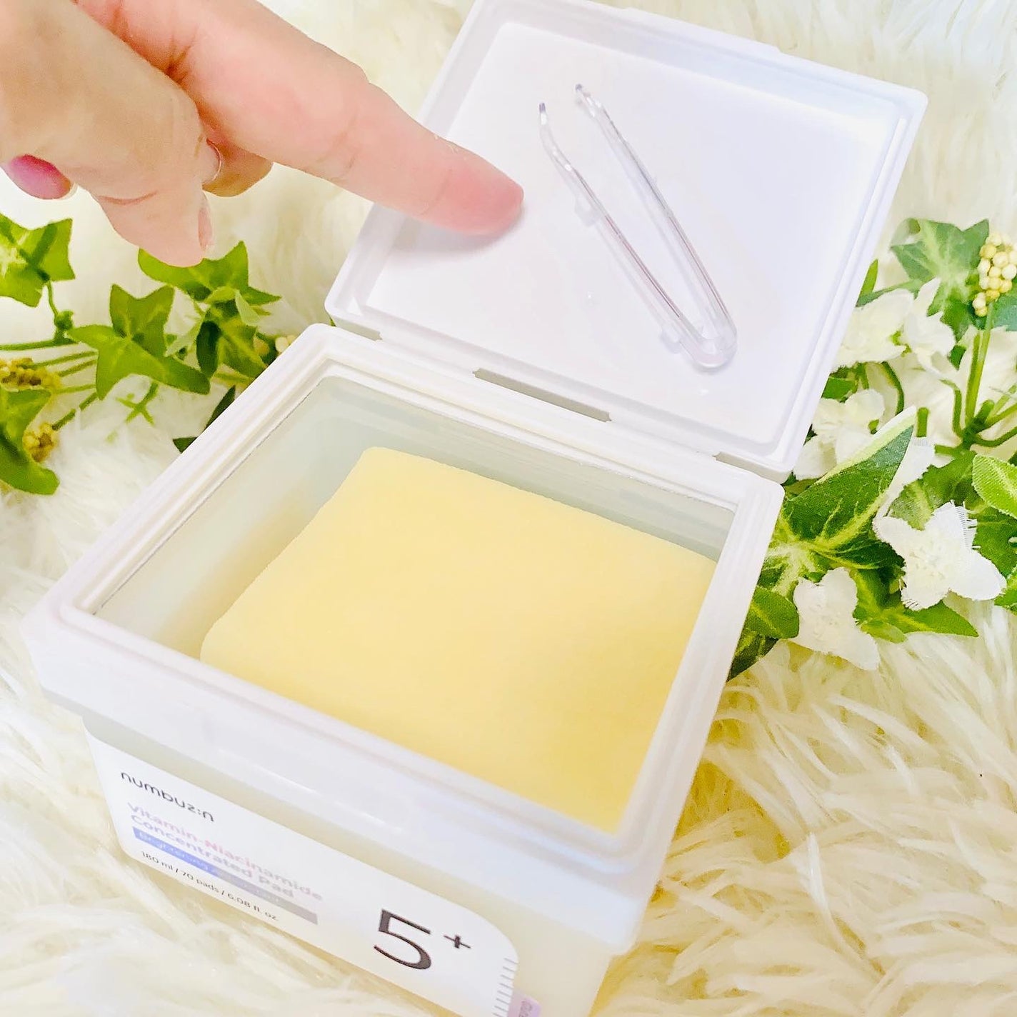 5番 白玉グルタチオンCフィルムパッド/numbuzin/トナーパッドを使ったクチコミ(2枚目)