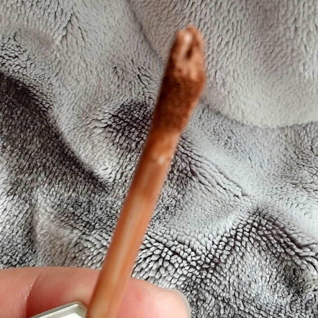 メルテッド チョコレート マット アイシャドウ チョコレート バニー/Too Faced/リキッドアイシャドウを使ったクチコミ（3枚目）