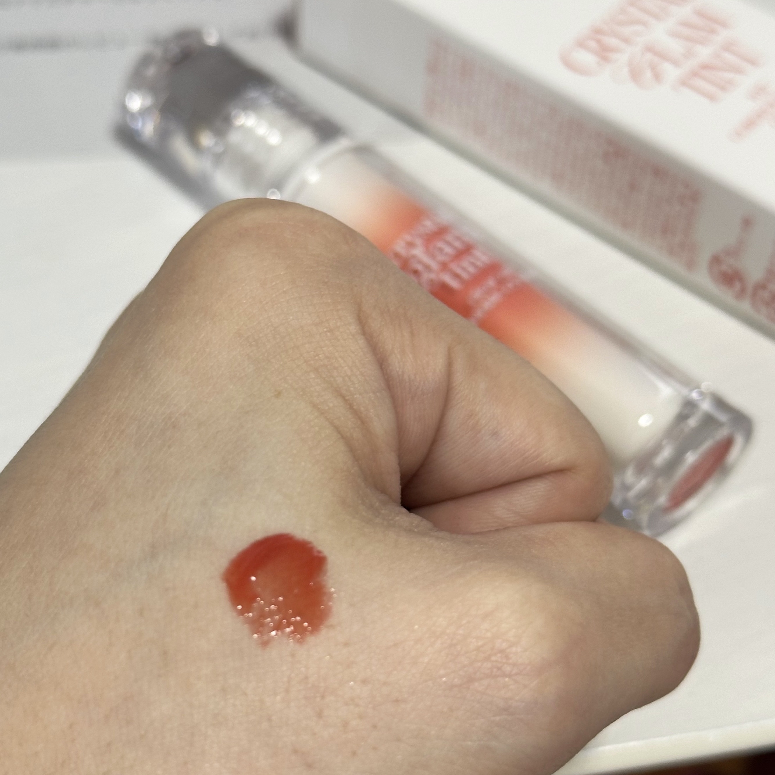 クリスタル グラム ティント/CLIO/リップティントを使ったクチコミ（3枚目）