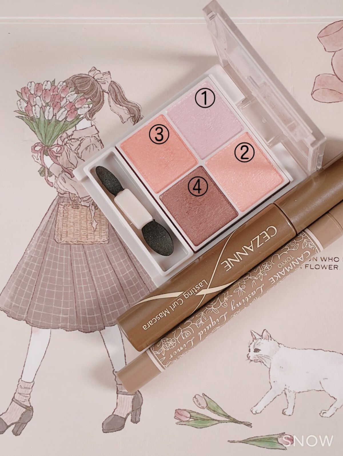 ラスティングリキッドライナー/キャンメイク/リキッドアイライナーを使ったクチコミ（1枚目）