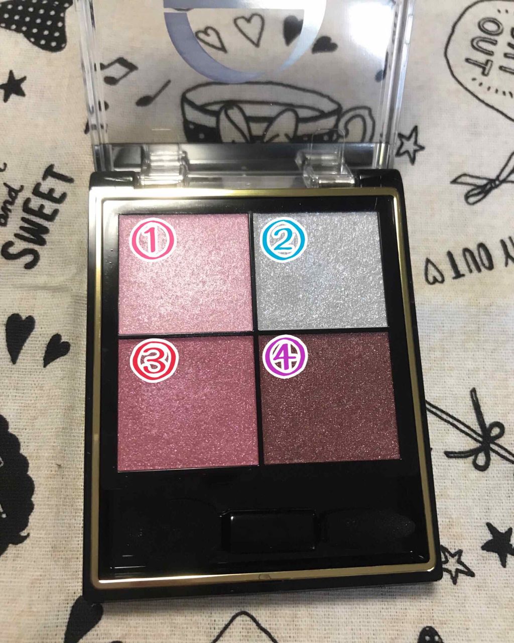 リアルクローズシャドウ/excel/アイシャドウパレットを使ったクチコミ(2枚目)