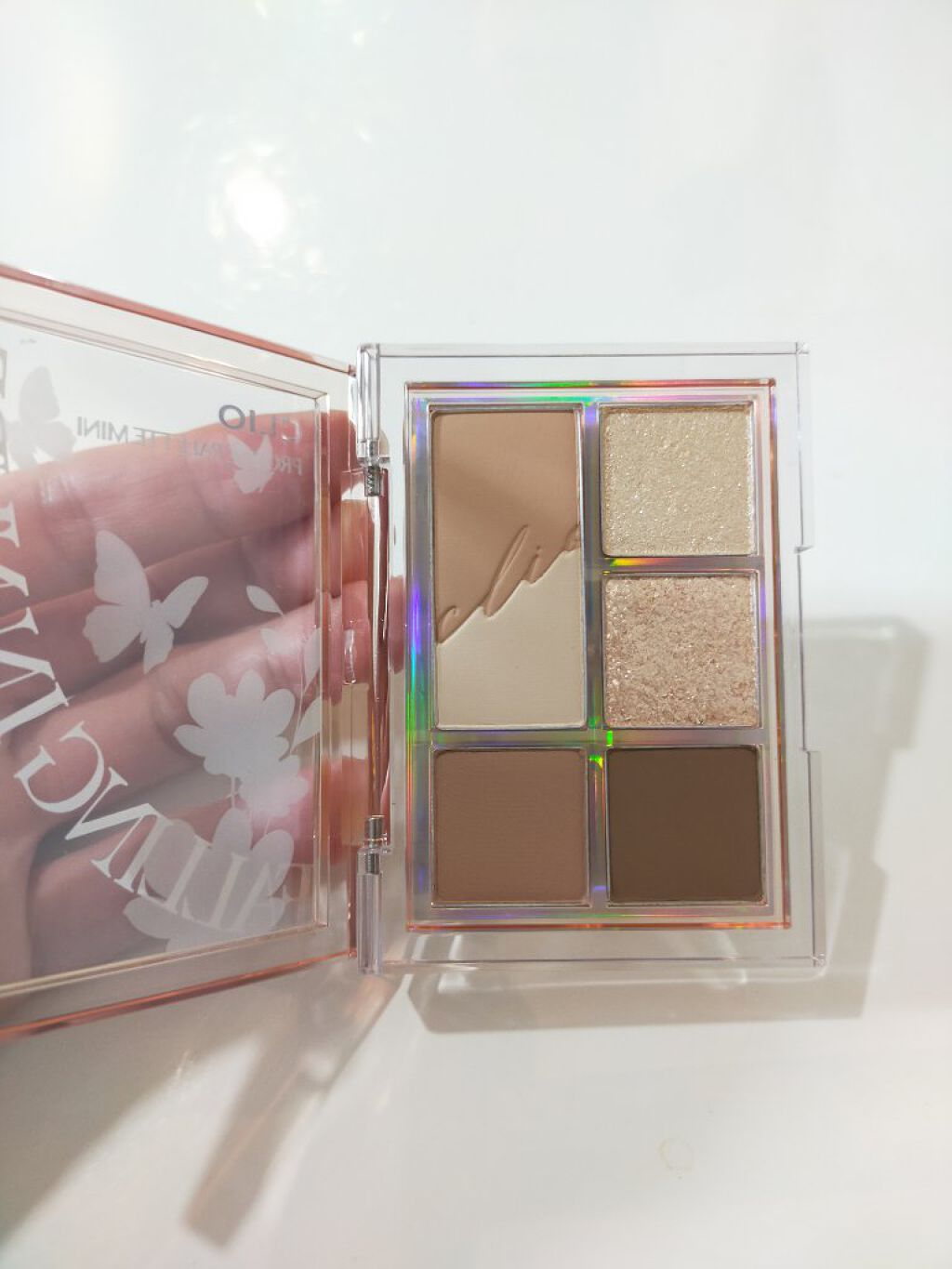 プロ アイパレット ミニ 04 FALLING IN NUDE/CLIO/アイシャドウパレットを使ったクチコミ（2枚目）