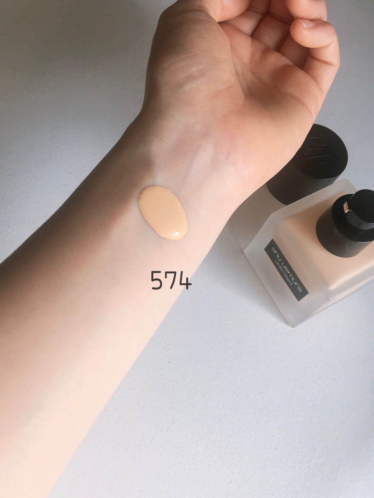 (旧)アンリミテッド ラスティング フルイド/shu uemura/リキッドファンデーションを使ったクチコミ(2枚目)