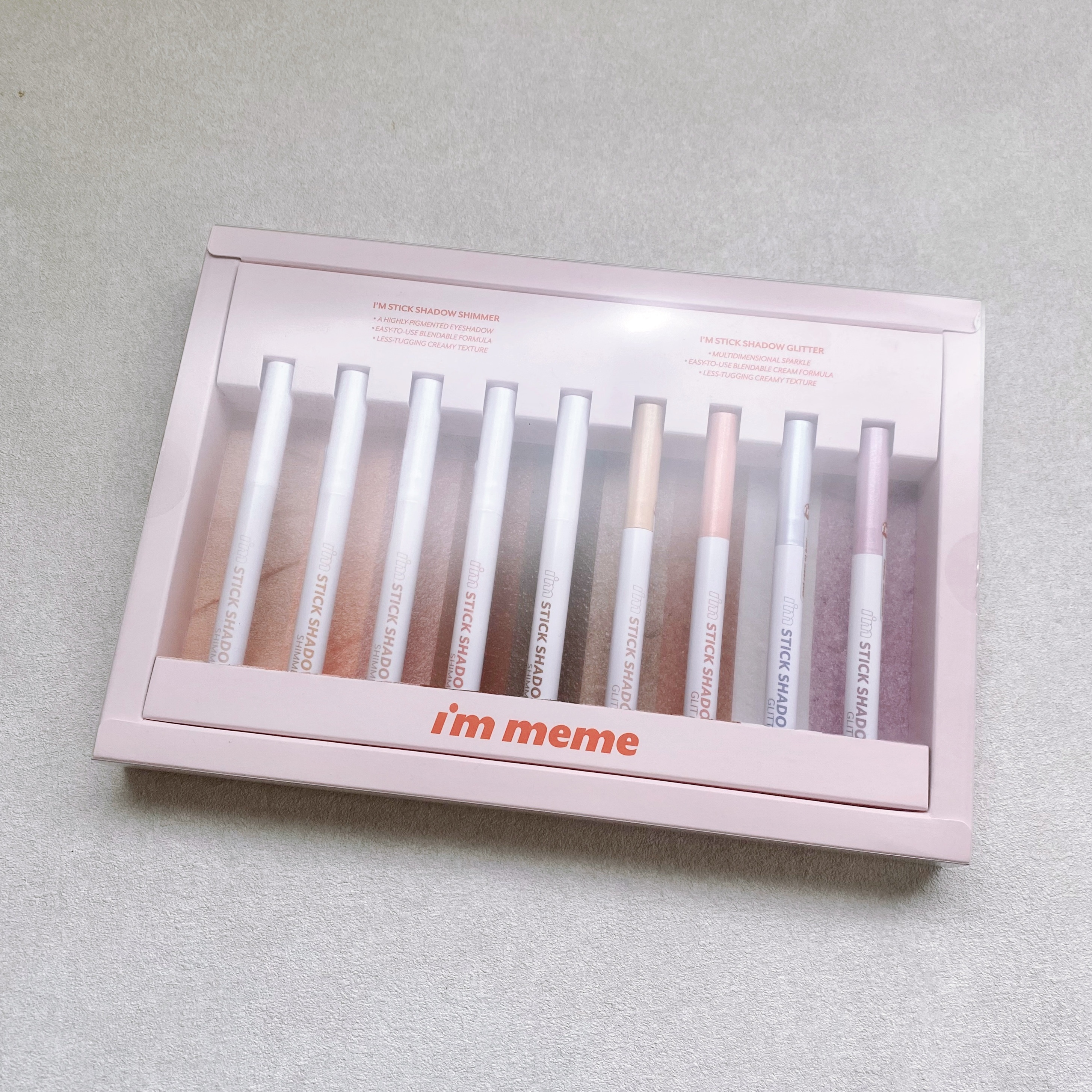 i'm Stick Shadow Glitterr/i’m meme/スティックアイシャドウを使ったクチコミ（1枚目）