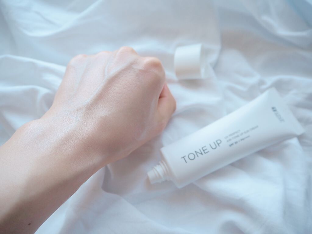 UVパーフェクトエアトーンアップサンクリーム/SNP/日焼け止めクリームを使ったクチコミ（3枚目）