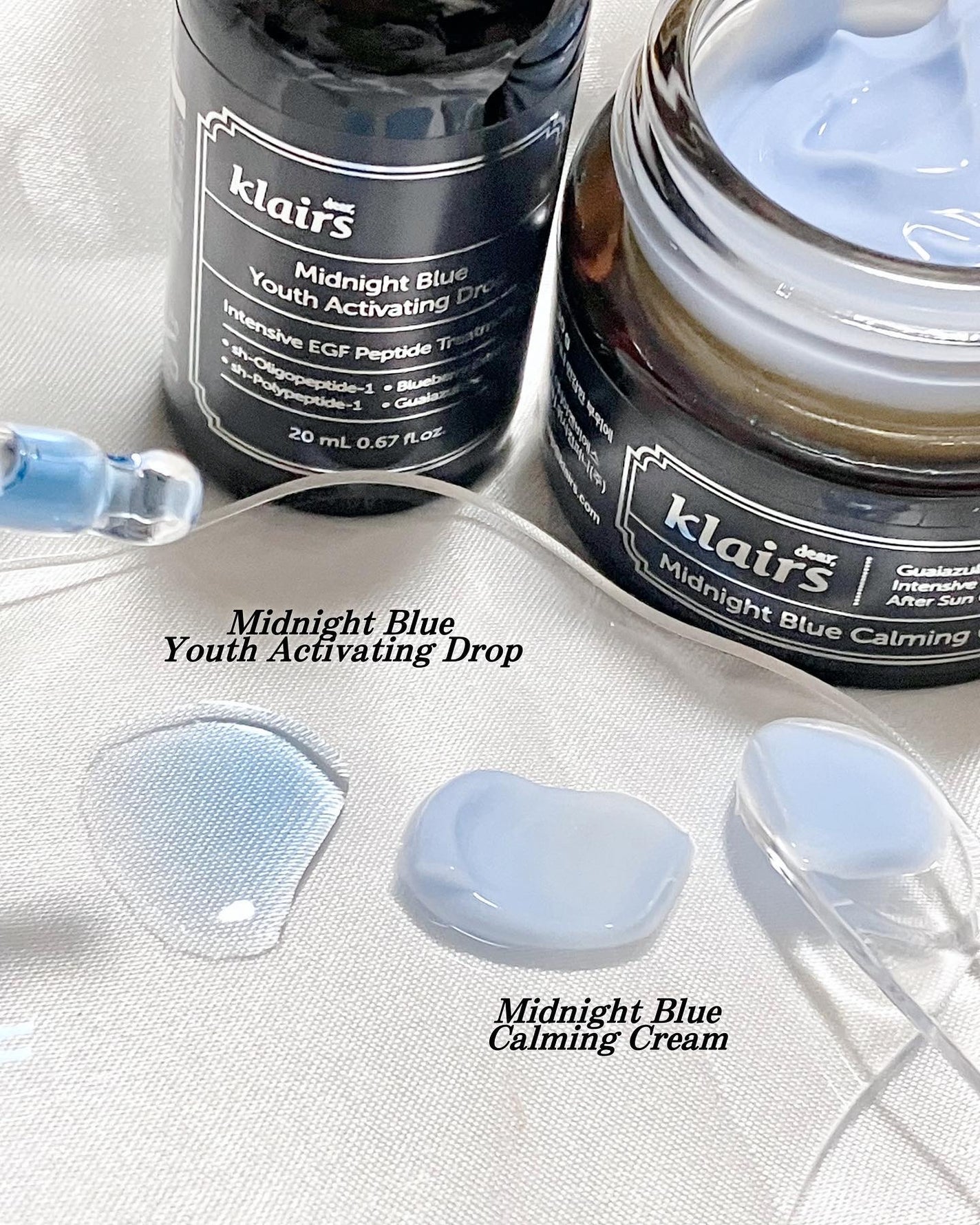 ミッドナイトブルーカーミングクリーム/Klairs/フェイスクリームを使ったクチコミ(5枚目)
