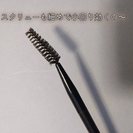 UR GLAM DUO EYEBROW BRUSH B(デュオアイブロウブラシB)/U R GLAM/メイクブラシを使ったクチコミ(3枚目)