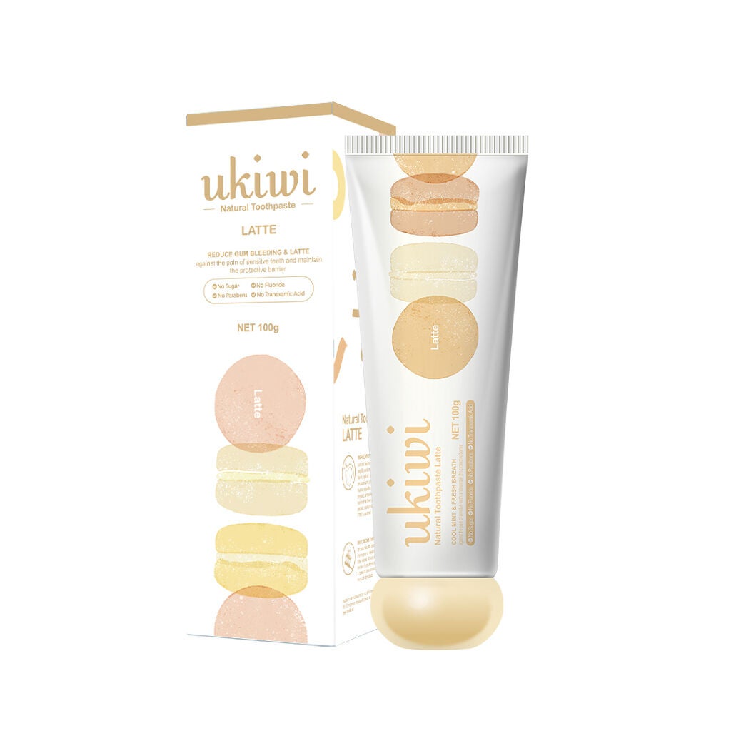 ナチュラルマカロントゥースペースト ラテ