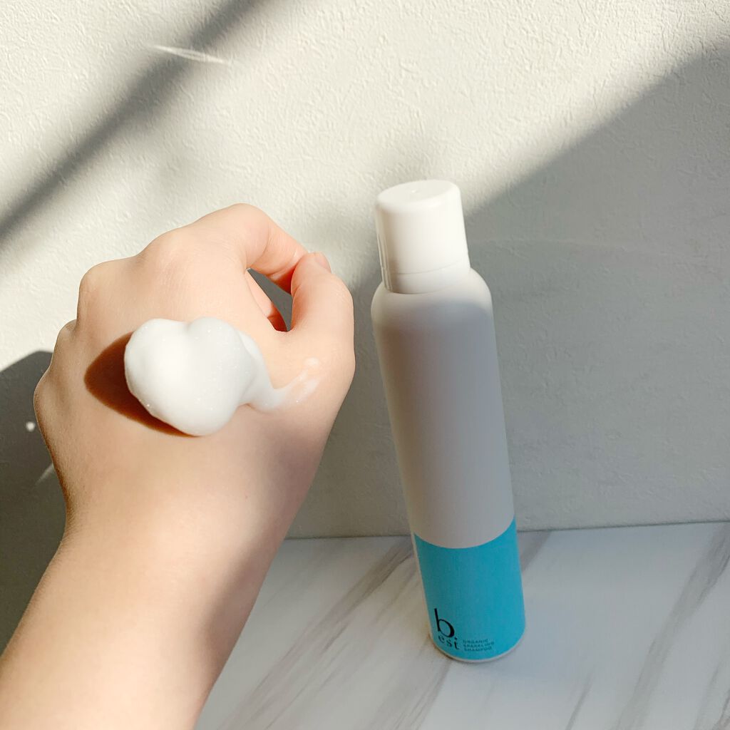 オーガニックスパークリングシャンプー/b.ris/市販シャンプーを使ったクチコミ(2枚目)