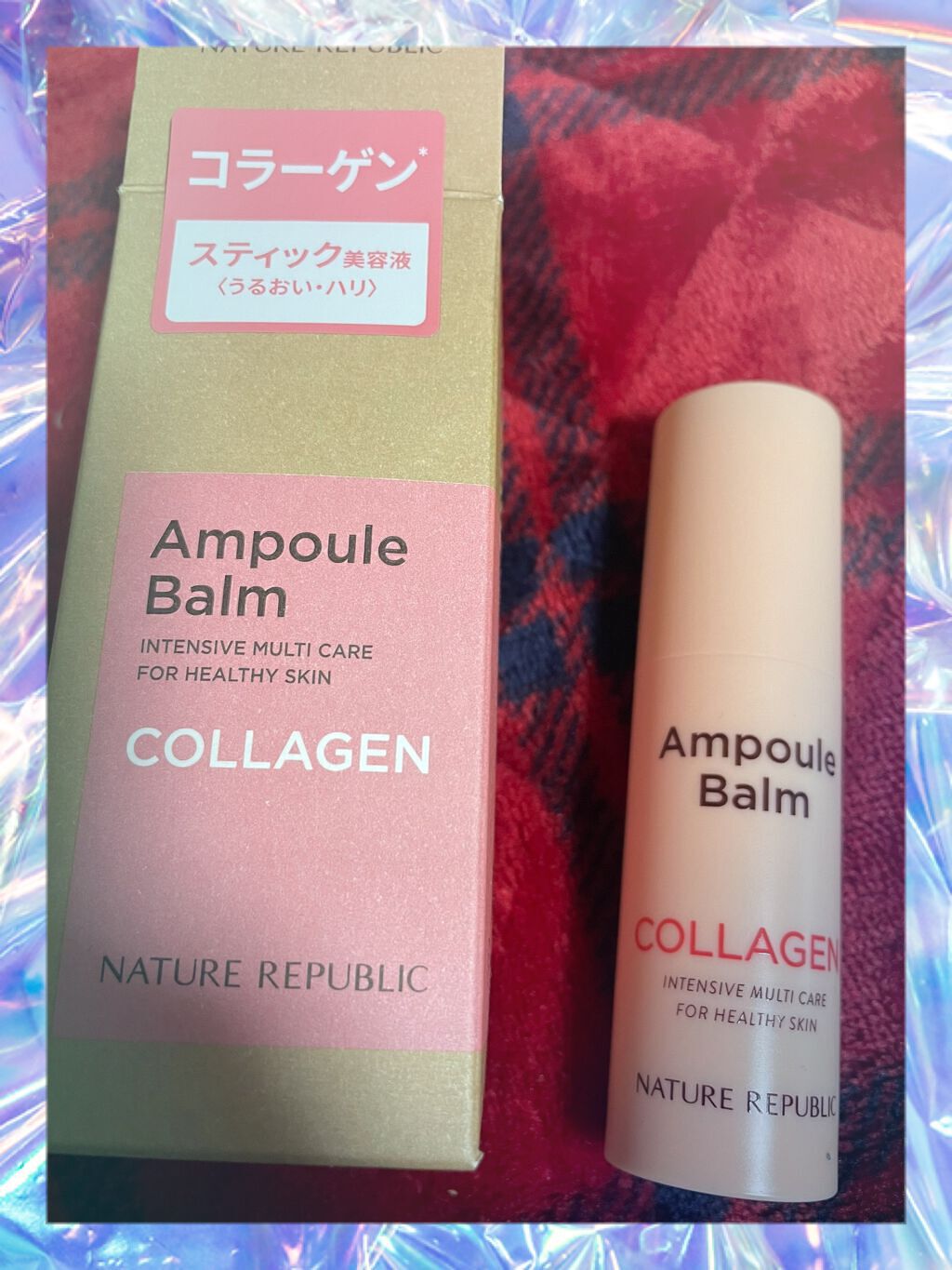 スティック美容液(コラーゲン)/ネイチャーリパブリック/フェイスバームを使ったクチコミ(1枚目)