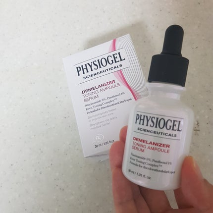 ディメラナイザートーニングアンプル/PHYSIOGEL/美容液を使ったクチコミ(4枚目)