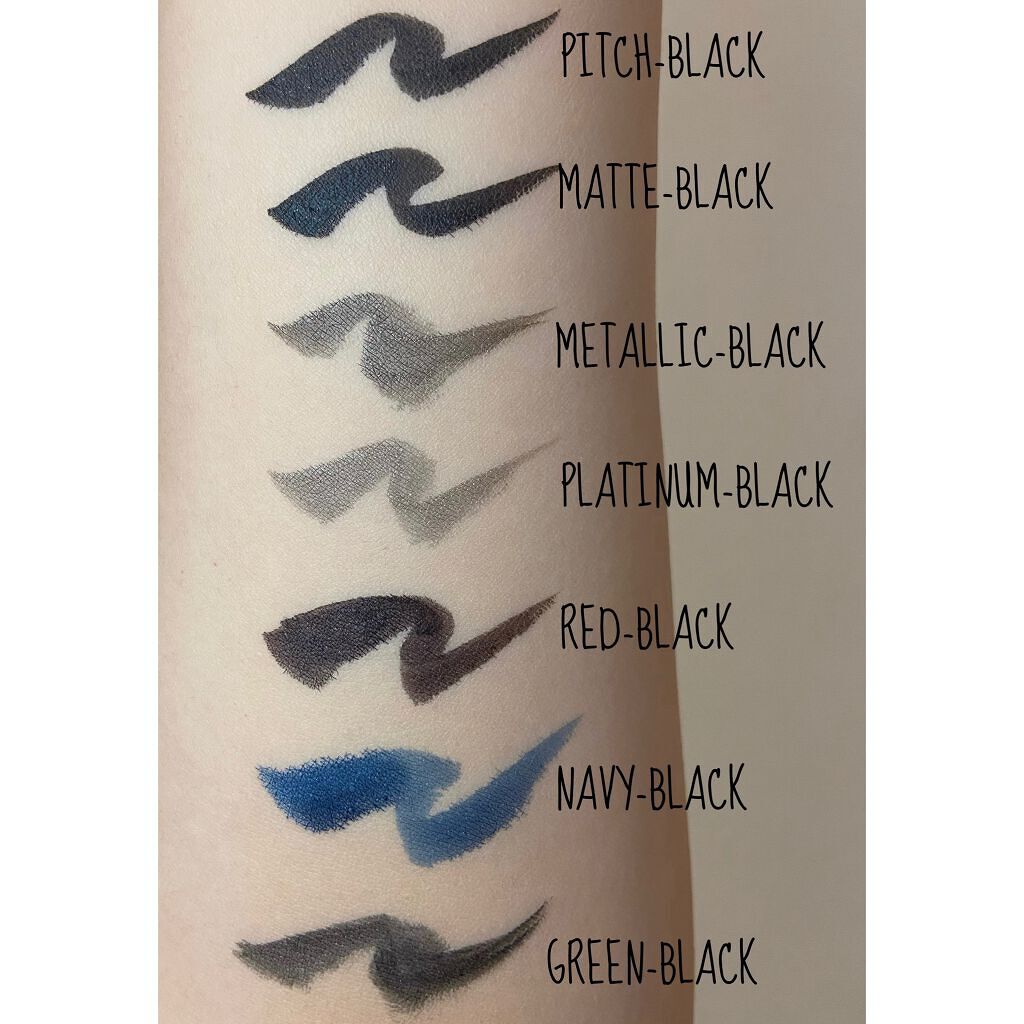 7 SHADES OF BLACK/UZU BY FLOWFUSHI/リキッドアイライナーを使ったクチコミ(2枚目)