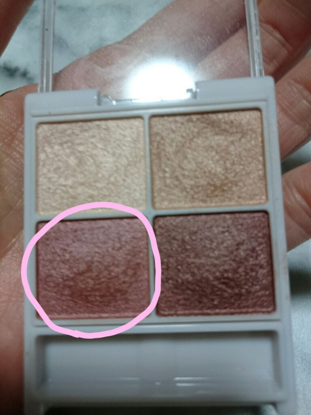 シルキースフレアイズ/キャンメイク/アイシャドウパレットを使ったクチコミ（2枚目）