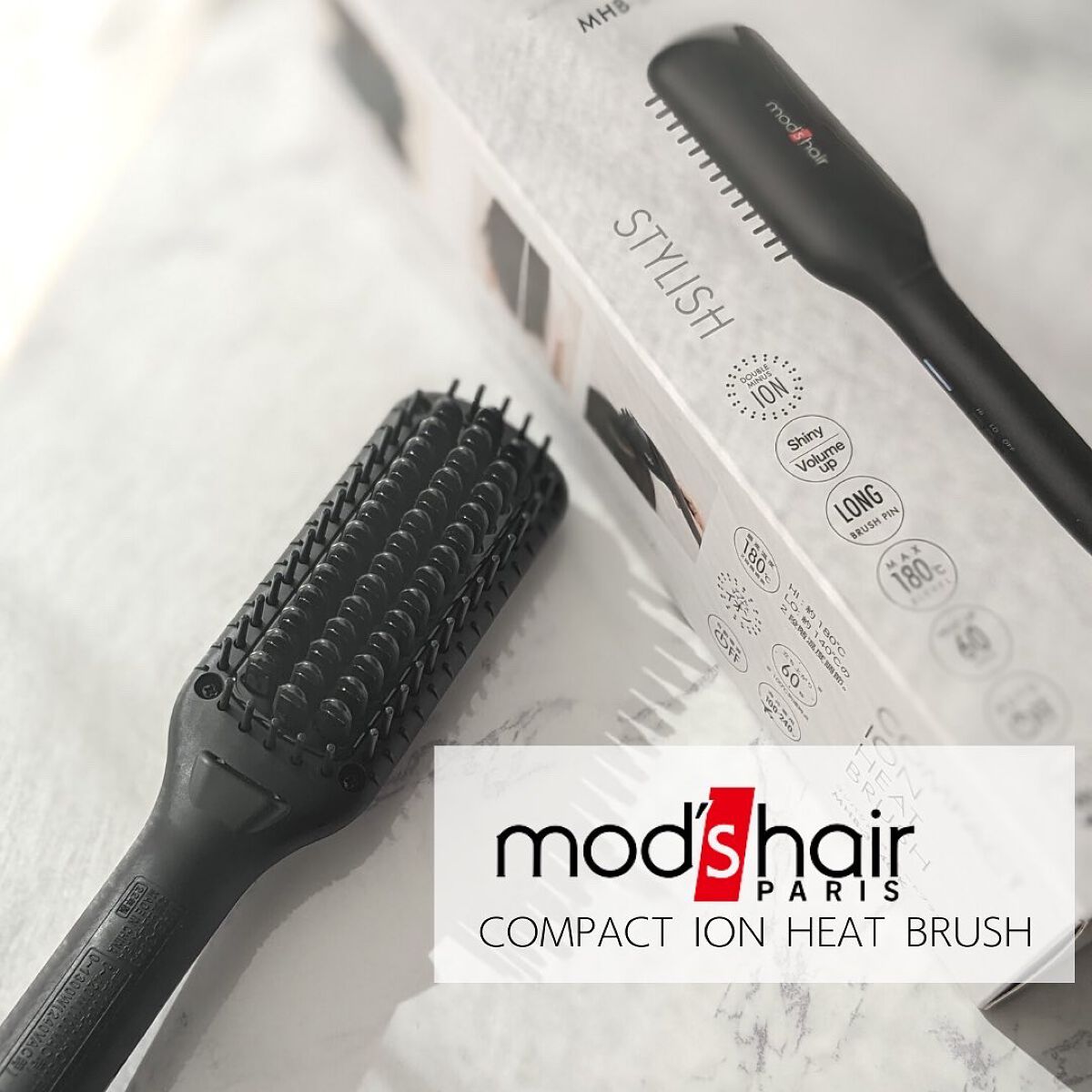 スタイリッシュ コンパクトイオンヒートブラシ MHB-3040-K/mod's hair/ヒートブラシを使ったクチコミ（1枚目）