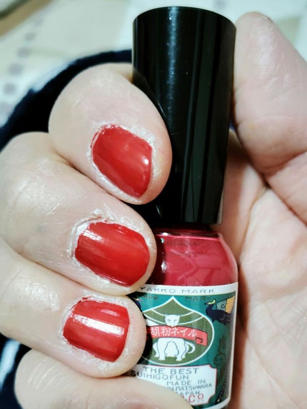 胡粉ネイル 和色シリーズ 艶紅(つやべに)/上羽絵惣/マニキュアの画像