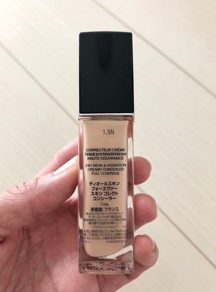 ディオールスキン フォーエヴァー スキン コレクト コンシーラー 1.5Nニュートラル/Dior/リキッドコンシーラーを使ったクチコミ(3枚目)