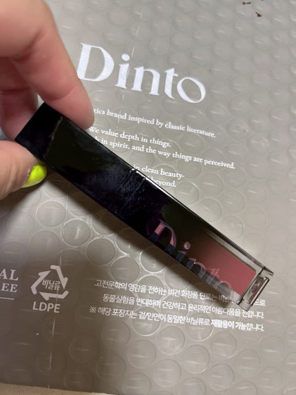 ディープキスド プランピング リップエナメル/Dinto/リップグロスを使ったクチコミ(5枚目)