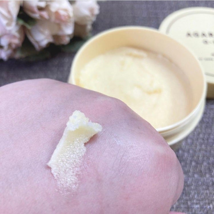 Q+Me スウィートボムタラソスクラブレモンティーの香り/AGARISM/バスト・ヒップケアを使ったクチコミ(4枚目)