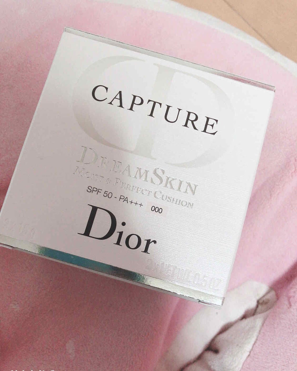 カプチュール ドリームスキン モイスト クッション SPF50 /PA+++ /Dior/クッションファンデーションを使ったクチコミ(3枚目)