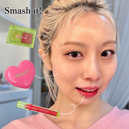 ラヴ ビーム チークバーム/lilybyred/ジェル・クリームチークを使ったクチコミ(2枚目)