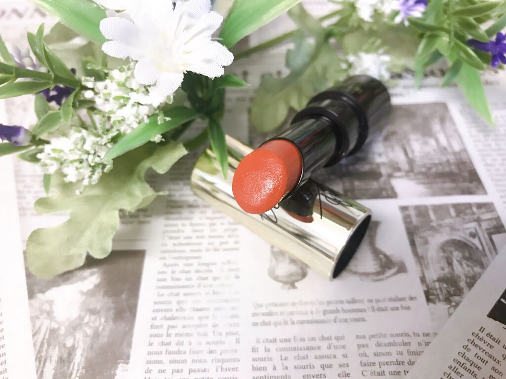 ヴェールリッチルージュ グロウ 01 Mandarinu/KiSS/口紅を使ったクチコミ（1枚目）