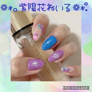 ネイルホリック Vivid color BL903/ネイルホリック/マニキュアを使ったクチコミ（1枚目）