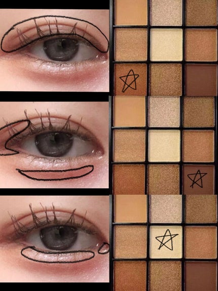 UR GLAM BLOOMING EYE COLOR PALETTE/U R GLAM/アイシャドウパレットを使ったクチコミ(5枚目)