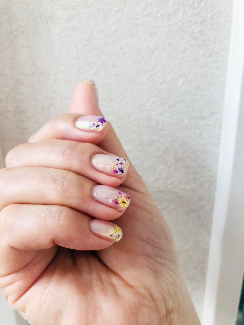 もふ猫。 on LIPS 「【ネイル編】おはようございます🌞✨今日はとても良いお天気✨春が..」(3枚目)