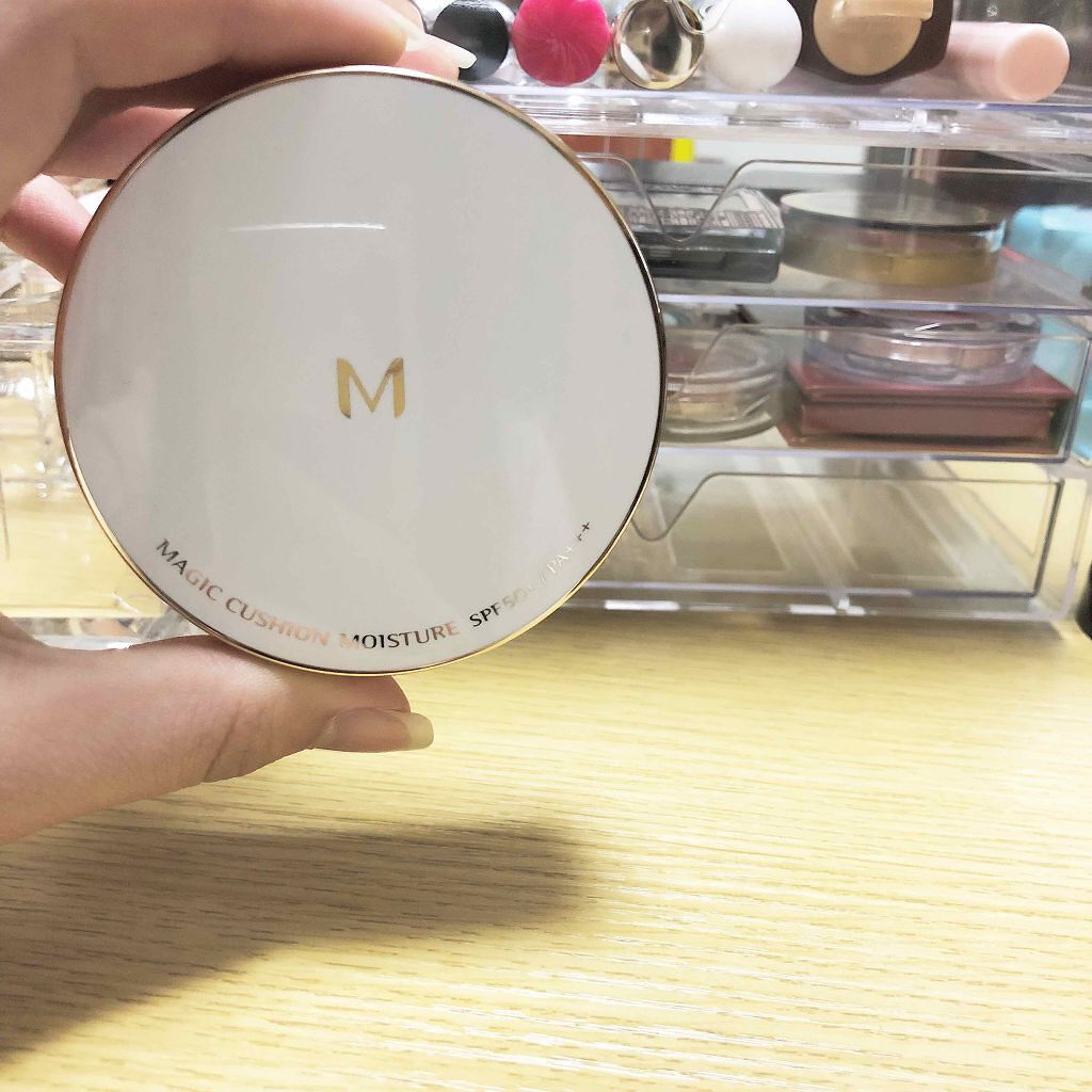 M クッション ファンデーション(モイスチャー)/MISSHA/クッションファンデーションを使ったクチコミ(1枚目)