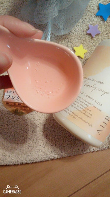 AURODEA by megami no wakka fragrance body soap/R&/ボディソープを使ったクチコミ（3枚目）