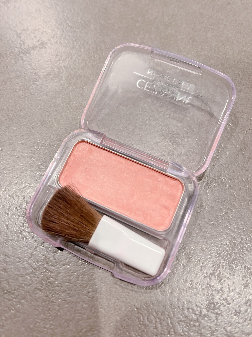 ナチュラル チークN 12 コーラルピンク/CEZANNE/パウダーチークを使ったクチコミ（3枚目）