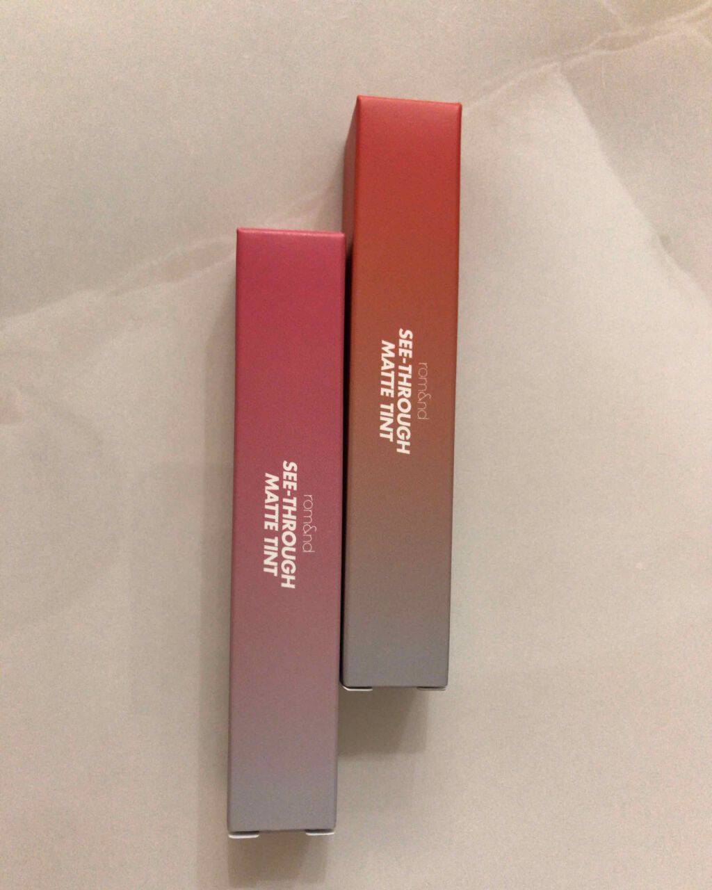 グラスティングウォーターティント/rom&nd/リップティントを使ったクチコミ(1枚目)