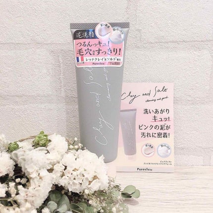ピュアヴィヴィクレイ&ソルトクレンジングフォーム/株式会社イヴ/洗顔フォームを使ったクチコミ(1枚目)