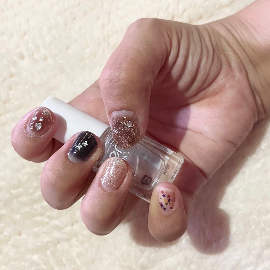 ネイルシール/Qoo10/ネイルシールを使ったクチコミ(4枚目)