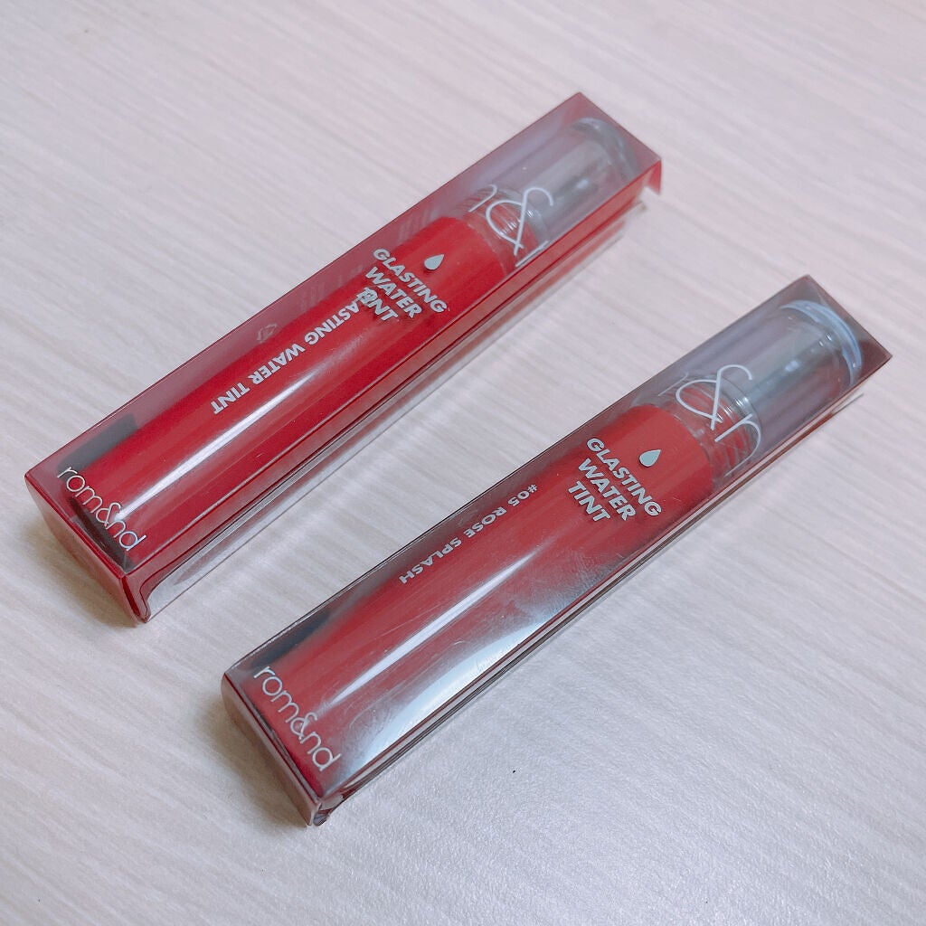 グラスティングウォーターティント/rom&nd/リップティントを使ったクチコミ(2枚目)