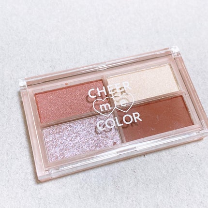 CHEER me COLOR アイシャドウ/セリア/アイシャドウパレットを使ったクチコミ(2枚目)