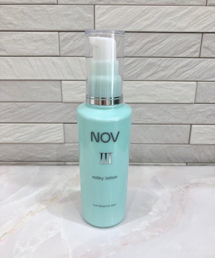 NOV Ⅲ ミルキィローションのクチコミ「ノブ Ⅲ ミルキィローション
みずみずしい✨
サラサラしてるのに
肌なじみも良いよー◎
.....」(1枚目)