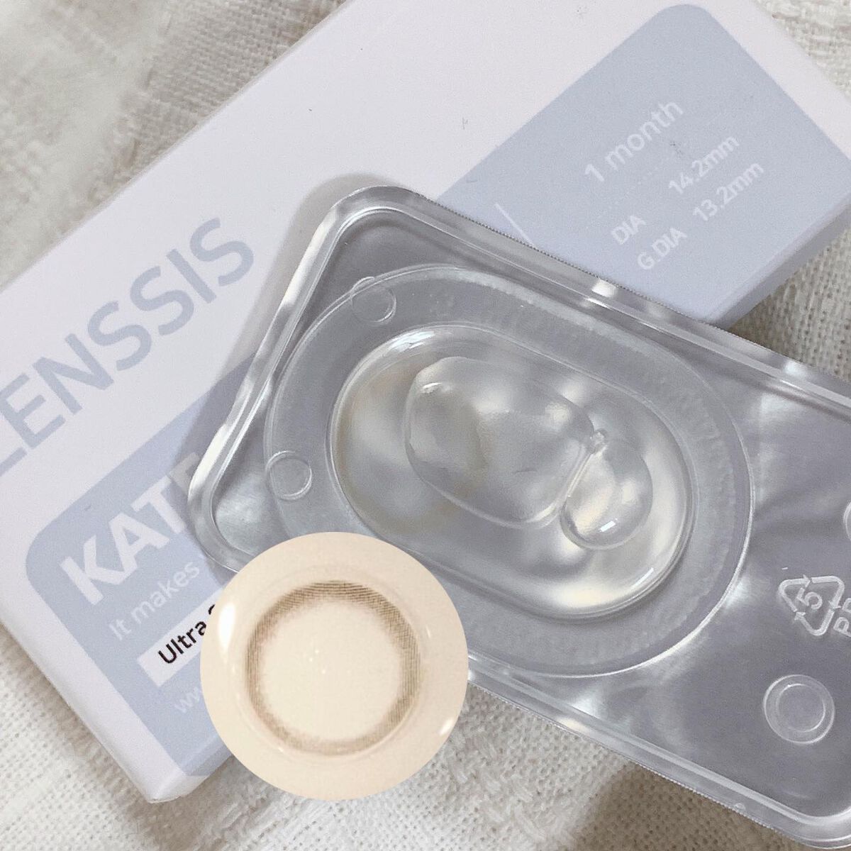 ケートシリーズ/LENSSIS/カラーコンタクトレンズを使ったクチコミ（3枚目）