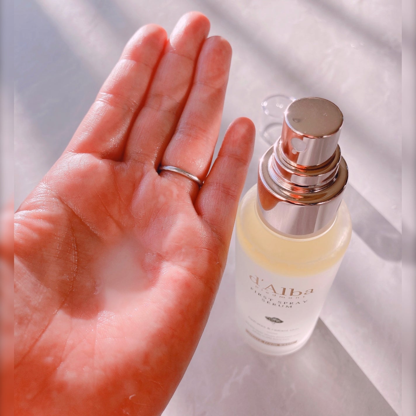 ダルバ ホワイトトリュフファーストスプレーセラム/ダルバ/ミスト状化粧水を使ったクチコミ(3枚目)