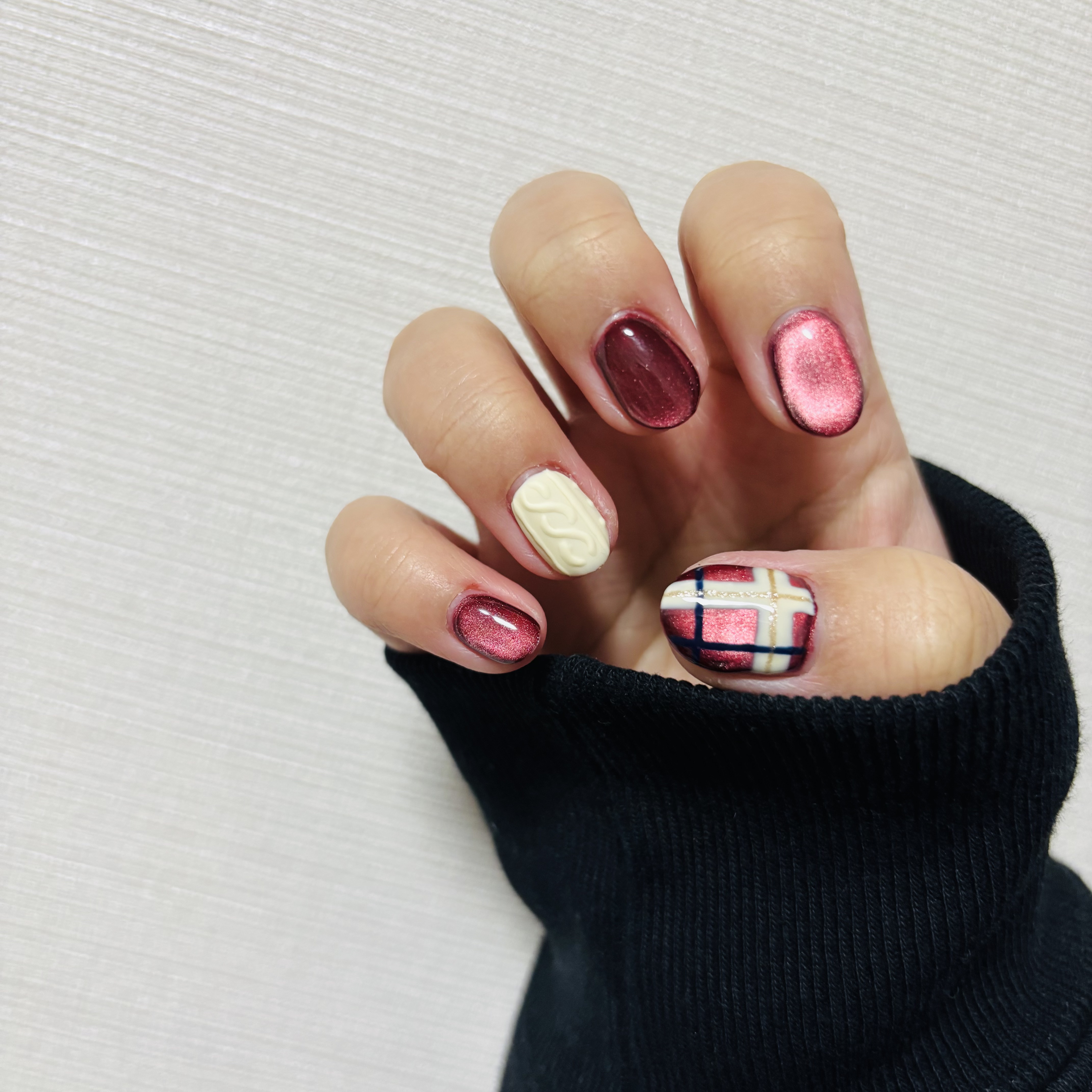 マグネットジェル/emigoro/ジェルネイルを使ったクチコミ（3枚目）