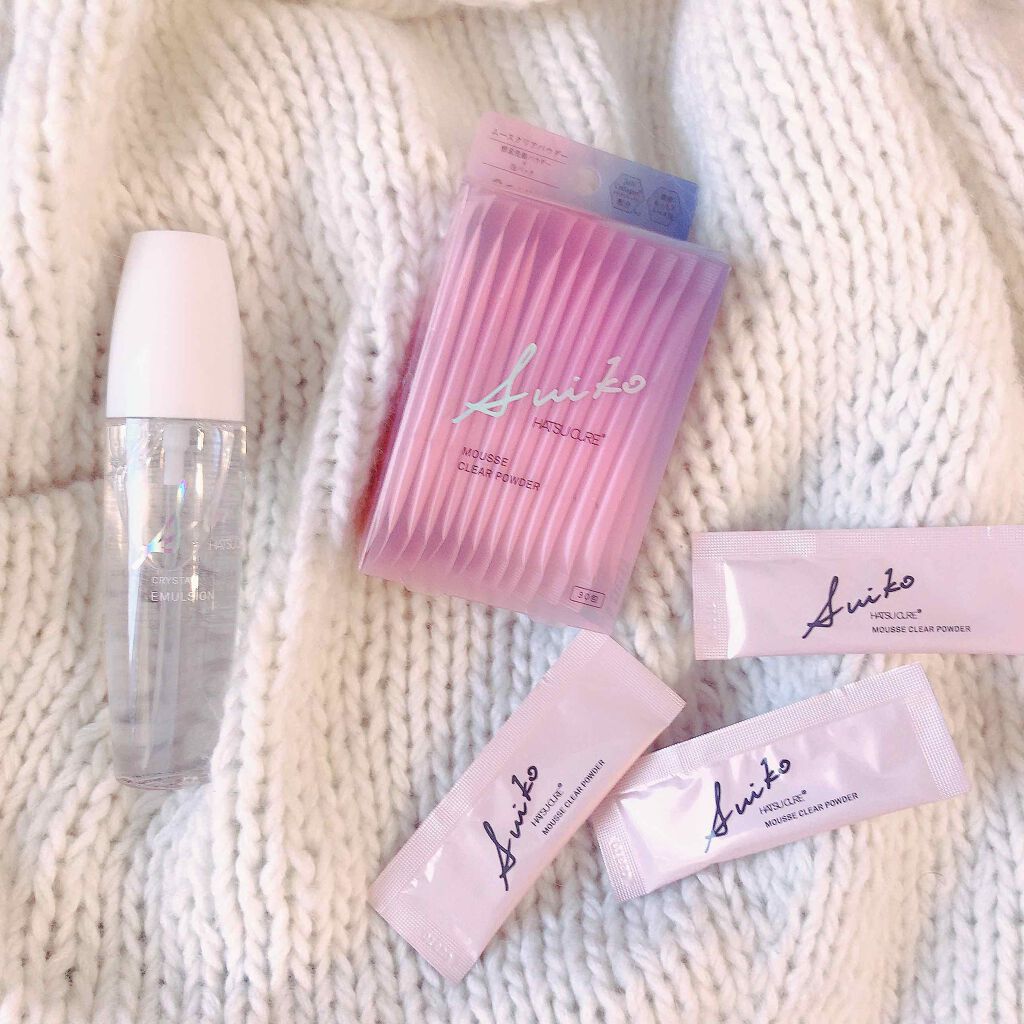 ムースクリアパウダー/SUIKO HATSUCURE/洗顔パウダーを使ったクチコミ（1枚目）