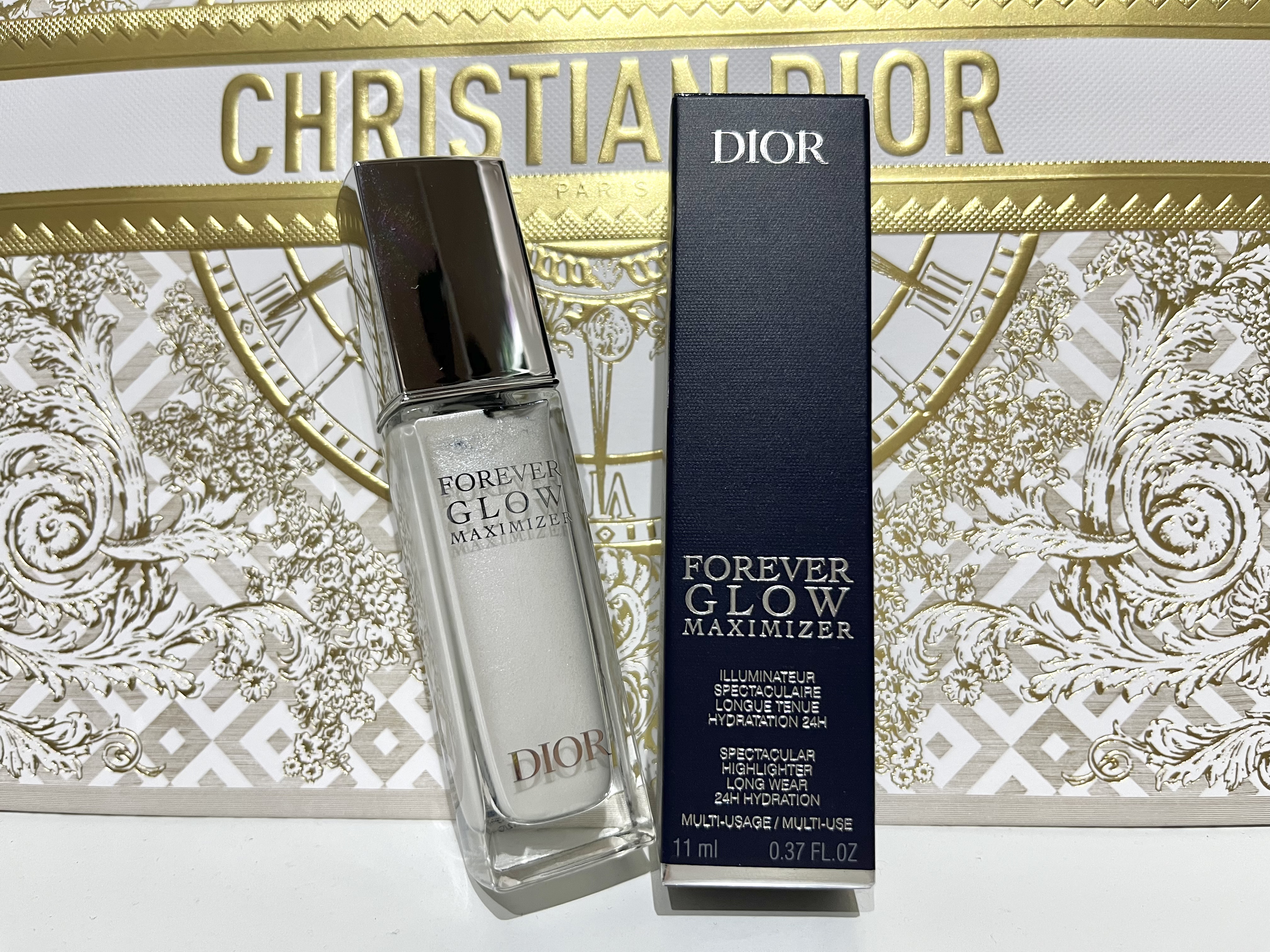 ディオールスキン フォーエヴァー グロウ マキシマイザー 012 パーリー/Dior/ハイライトを使ったクチコミ（1枚目）