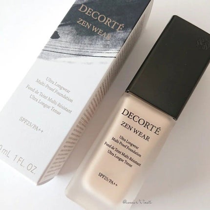 ゼン ウェア フルイド/DECORTÉ/リキッドファンデーションを使ったクチコミ(1枚目)