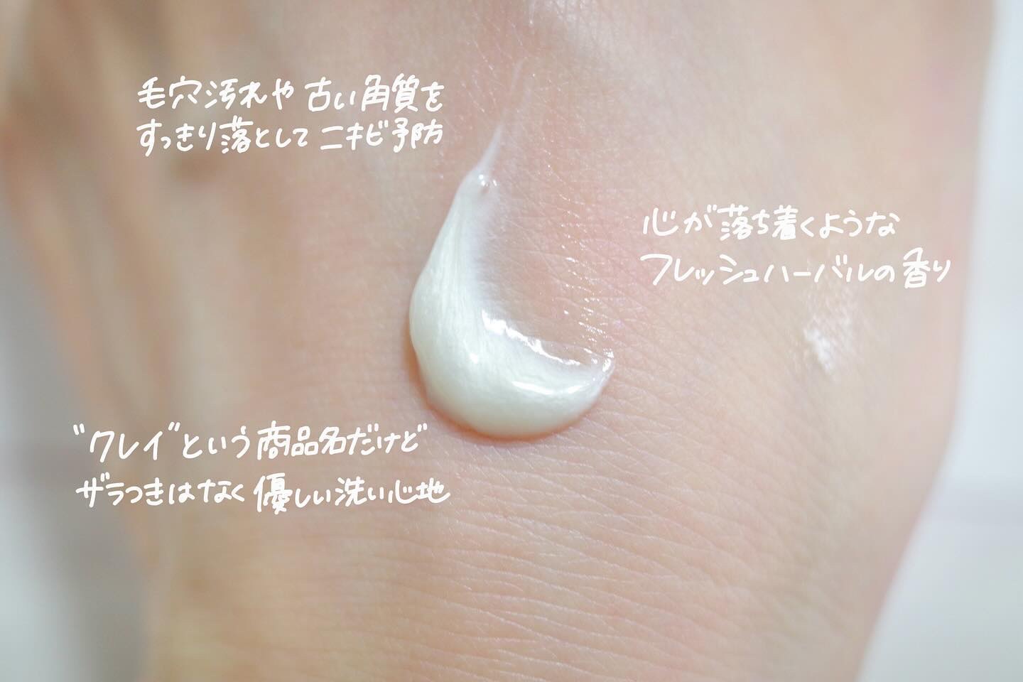 クレイ ブラン　ハーバル フェイスウォッシュ/DECORTÉ/洗顔フォームを使ったクチコミ（2枚目）