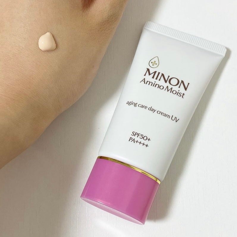 ミノン アミノモイスト エイジングケア デイクリームUV/ミノン/日焼け止めクリームを使ったクチコミ(3枚目)