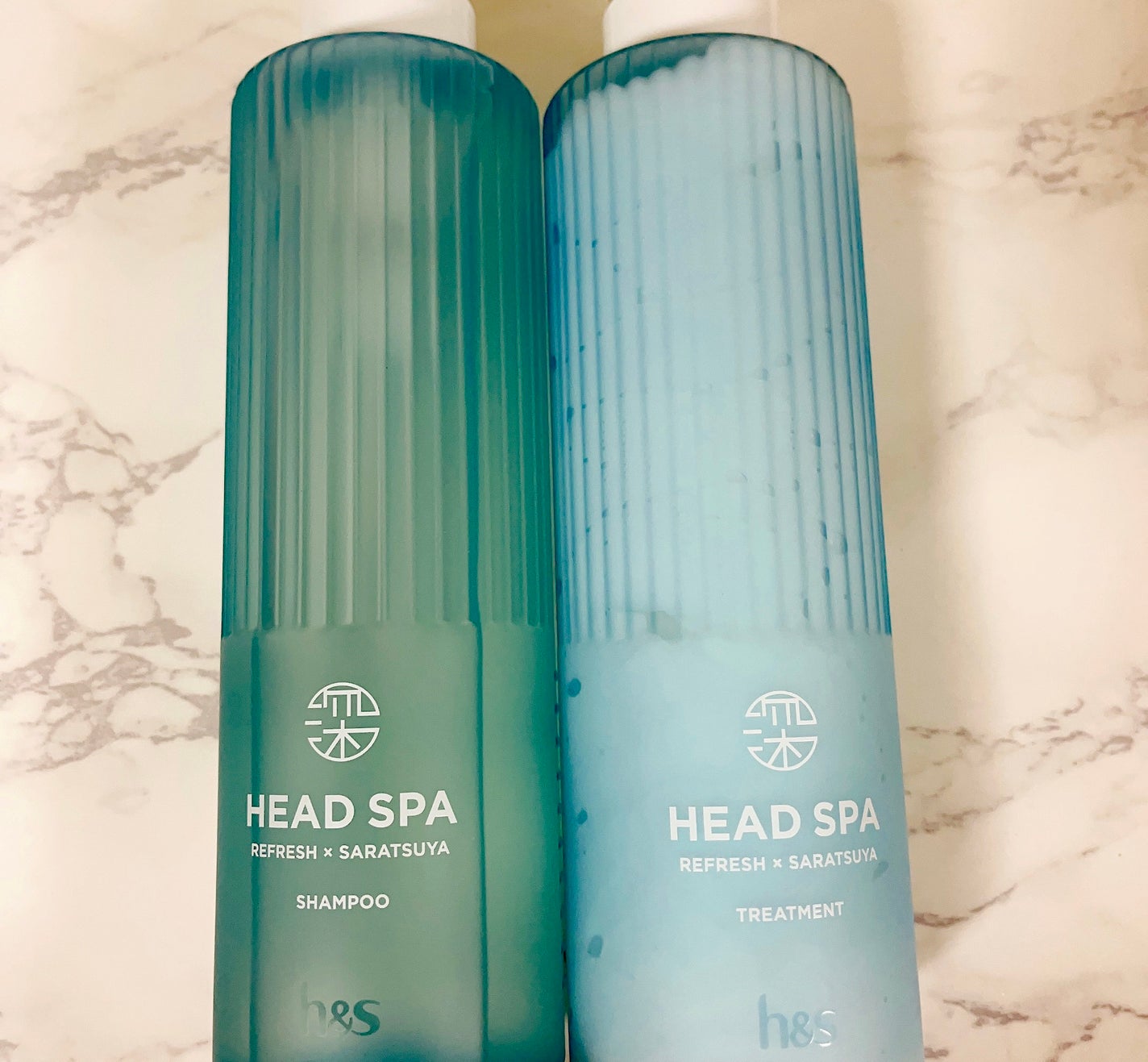 リフレッシュ × さらつや シャンプー/トリートメント/h&s/市販シャンプーを使ったクチコミ(1枚目)