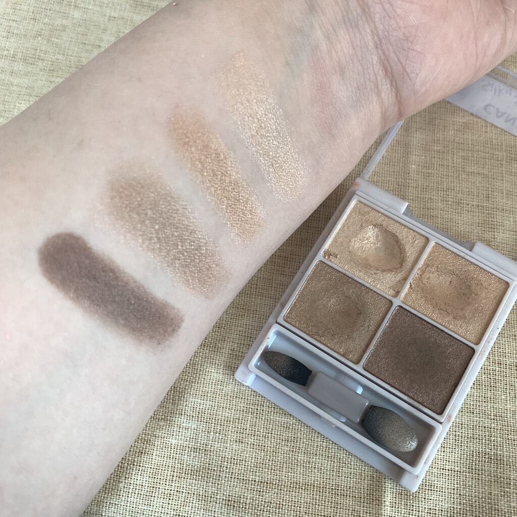 シルキースフレアイズ/キャンメイク/アイシャドウパレットを使ったクチコミ（1枚目）