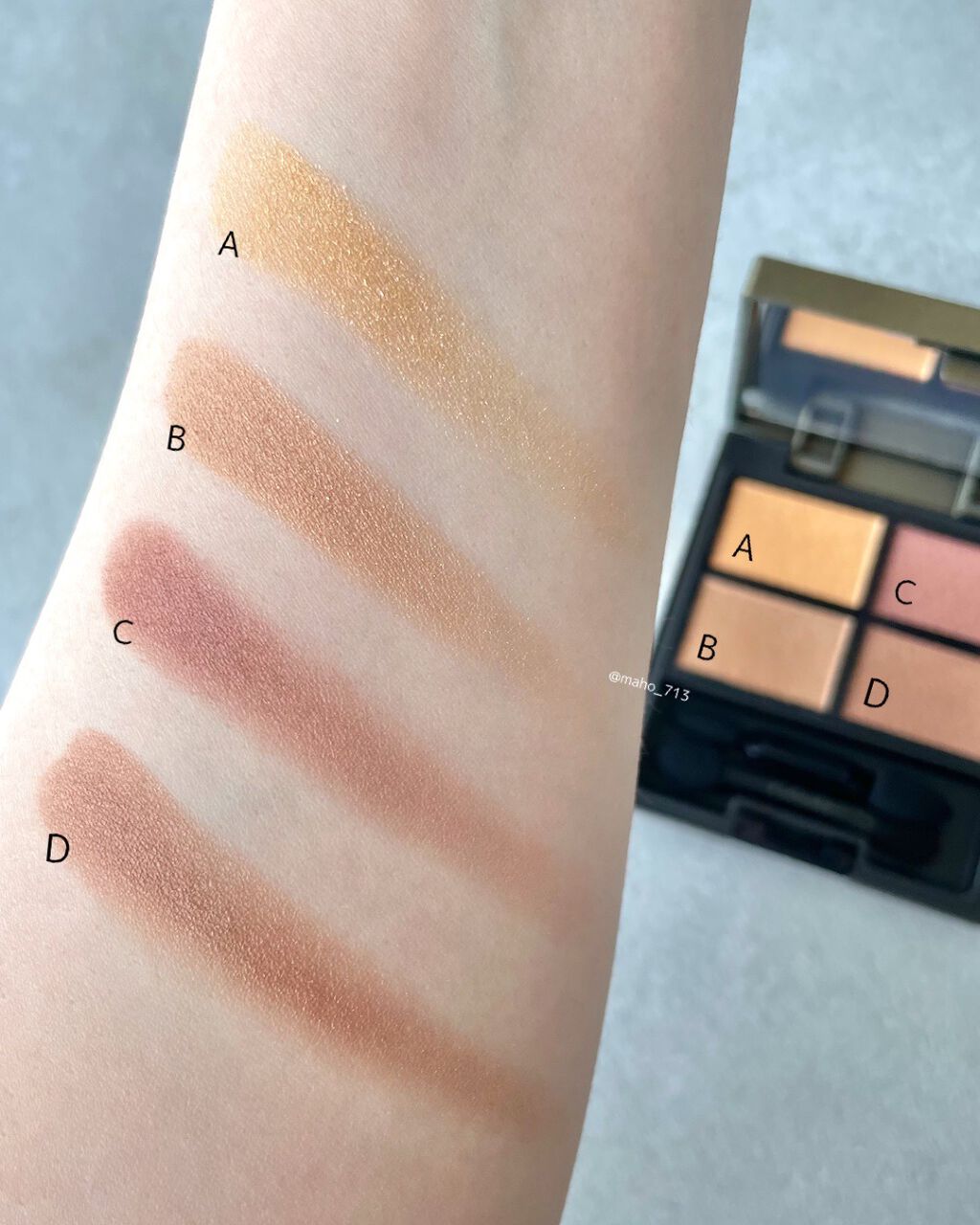 ヴォランタリーベイシス アイパレット/Celvoke/アイシャドウパレットを使ったクチコミ（3枚目）