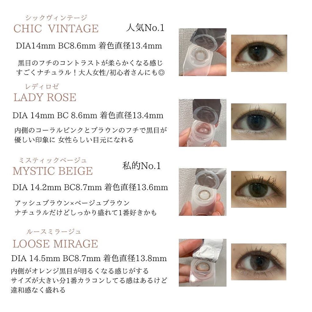 レリッシュ/レリッシュ/カラーコンタクトレンズを使ったクチコミ（2枚目）