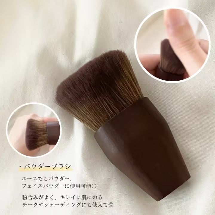 SIXPLUSコラボメイクブラシ 8本セット-UNIQUEシリーズ /SIXPLUS/メイクブラシを使ったクチコミ(5枚目)